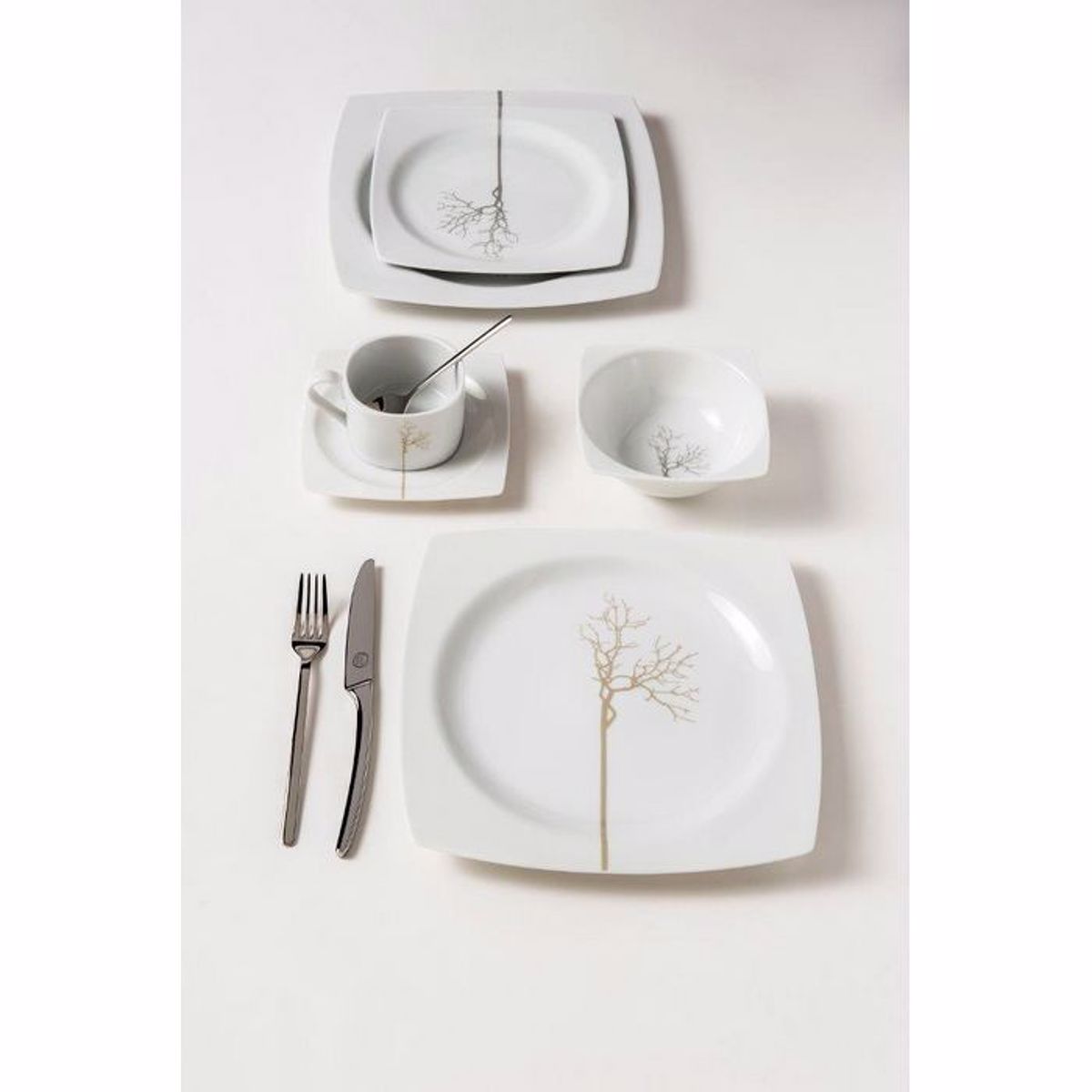 Cryspo Trio Flitzani Tsagou Porselanis 250cc me Piataki 'KYOTO CHAMPAGNE' 5528816C